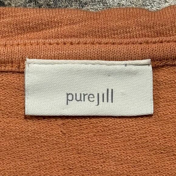 Pure J Jill Top Minimalist Boxy Slouchy Lagenlook Cottage Casual Orange Size 3X - Picture 3 of 8